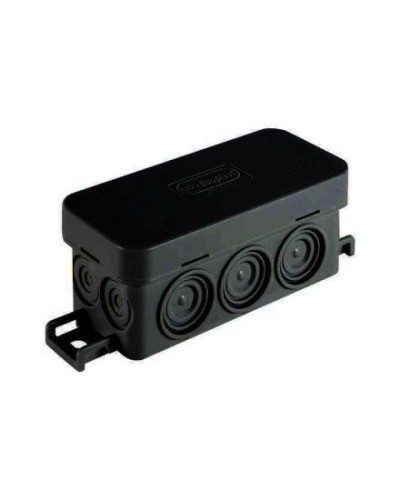 Коробка JBL090 90х42х40, 10 вых., IP55, черная (44055BL-1). Коробка монтажная. Экопласт в Майкопе