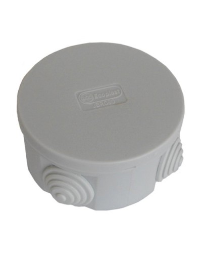 Коробка JBR080 D=80х40, 4 вых., IP44, серая (44005). Коробка монтажная. Экопласт в Майкопе