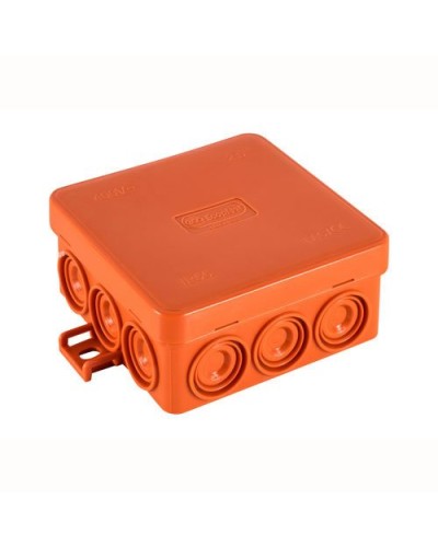 Коробка JBL085 85х85х38, 12 вых., 6P (0,15-6мм²) (43855HF): Коробка монтажная, огнестойкая, без галогена в Майкопе