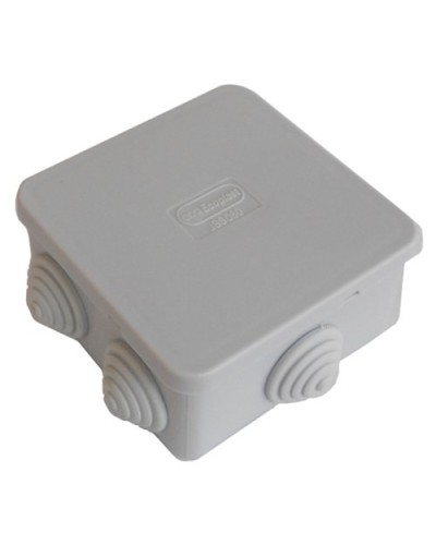 Коробка JBS080 85х85х40, 6 вых, IP44, серая (44006). Коробка монтажная. Экопласт в Майкопе