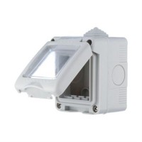 Коробка герметичная 45х45мм IP55, серая, LK45 (855003): Коробка герметичная с прозрачной, силиконовой панелью