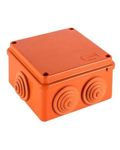 Коробка JBS100 100х100х55, 6 вых., 10P, (0,15-2,5мм²) (43427HF): Коробка монтажная, огнестойкая, без галогена в Майкопе