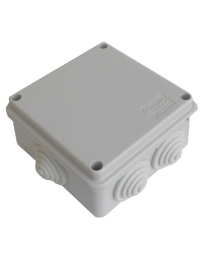 Коробка JBS100 100х100х55, 6 вых., 4P (1,5…6мм²) серая (43207HF-GR). Коробка монтажная, огнестойкая, без галогена. Экопласт в Майкопе