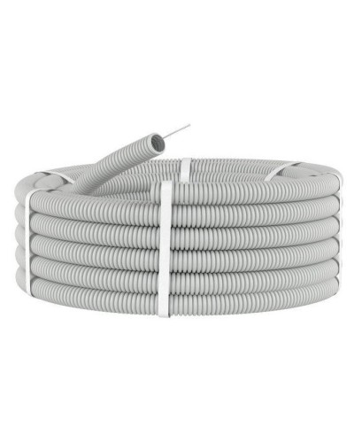 Труба HFFR тяжелая D50, серая (21150HF-GR): Труба гофрированная, с зондом, не распространяющая горение, без галогена в Майкопе