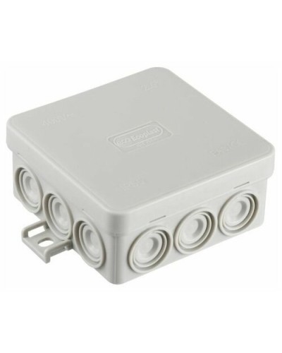 Коробка JBL085 85х85х38, 12 вых., 6P (0,15-4мм²) серая (43655HF-GR). Коробка монтажная, огнестойкая, без галогена. Экопласт в Майкопе