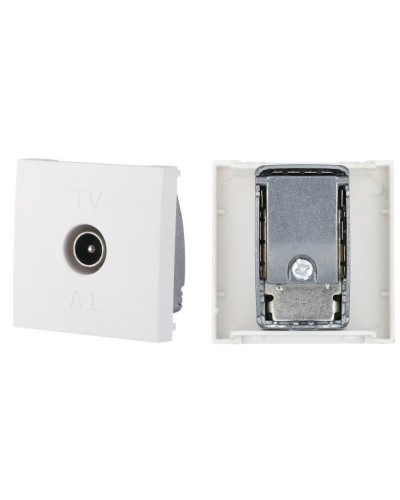 Розетка TV оконечная, белый LK45 (852104). Розетка TV. Экопласт в Майкопе