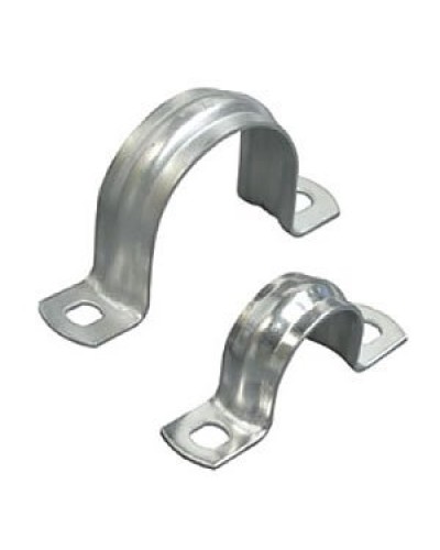 Скоба двухлапковая D50 с двумя отверстиями (50шт) (43650-50): Скоба оцинкованная в Майкопе