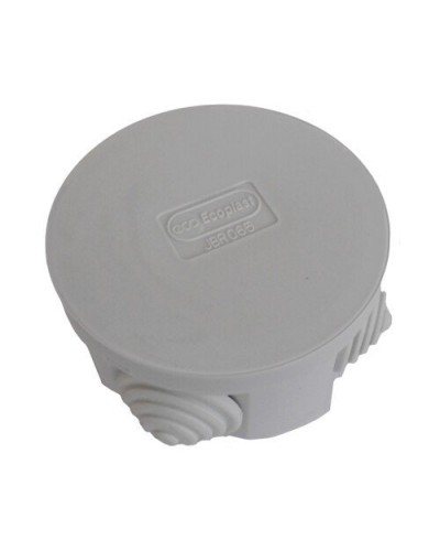 Коробка 3001 D70x36, 4 вых, IP55, серая (44001). Коробка монтажная. Экопласт в Майкопе