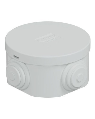 Коробка JBR065 D=65х35, 4 вых., IP44, белая (44004W-1). Коробка монтажная. Экопласт в Майкопе