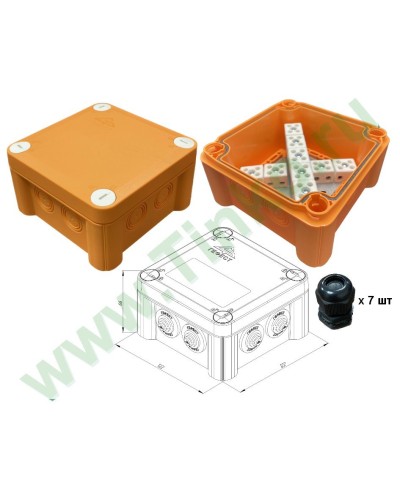 КМ-О-1212(П)(18к)-IP66(П6-12): Коробка монтажная огнестойкая в Майкопе