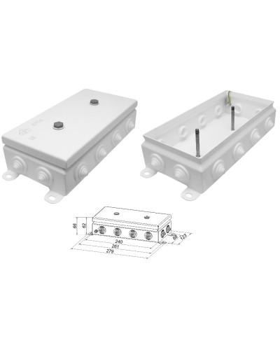 КМ IP55-1224. Коробка монтажная электротехническая. Гефест в Майкопе