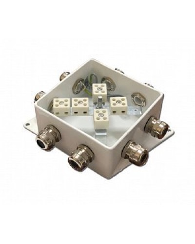 КМ-О (10к*10,0)-IP66-120х120, пять вводов: Коробка монтажная огнестойкая в Майкопе