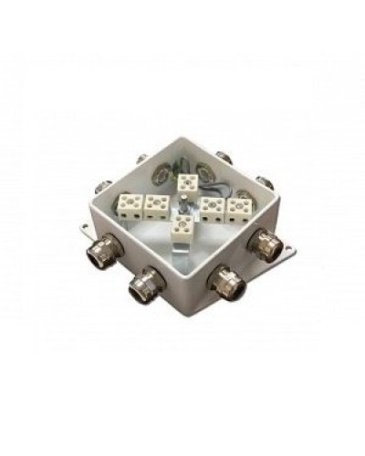 КМ-О (12к*10,0)-IP66-120х120, пять вводов: Коробка монтажная огнестойкая в Майкопе