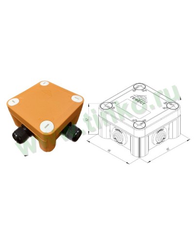 КМ-О-1010(П)(8к)-IP66(П6-12): Коробка монтажная огнестойкая в Майкопе