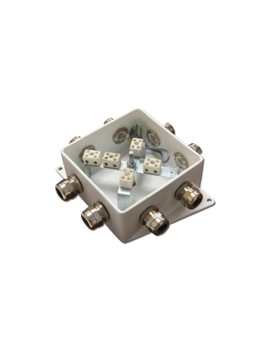 КМ-О (10к)-IP66-120х120, шесть вводов: Коробка монтажная огнестойкая в Майкопе