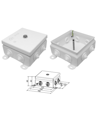 КМ IP55-1212. Коробка монтажная электротехническая. Гефест в Майкопе