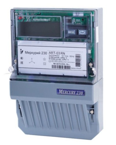 Меркурий 230 ART-01 PQRSIN 3ф 5-60А 1.0/2.0 класс точности, многотарифный (М0000051910). Счетчик электроэнергии. Инкотекс в Майкопе