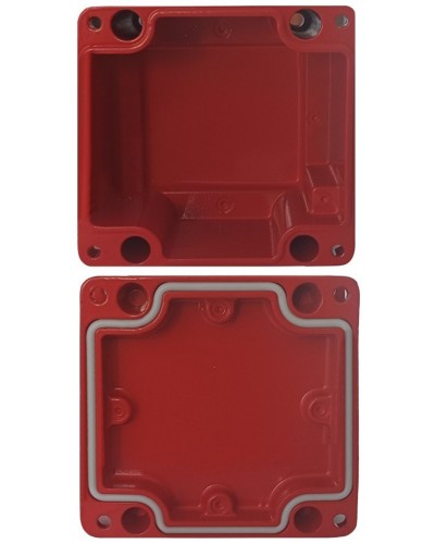 МКС Мороз, глухая, IP66/IP68, красный. Коробка коммутационная металлическая. Магнито-Контакт в Майкопе