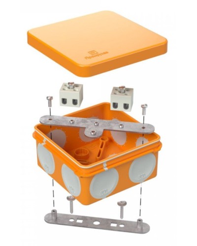 Коробка огнестойкая 80х80х40 (60-0210-FR2.5-4). Коробка огнестойкая для открытой установки. Промрукав в Майкопе