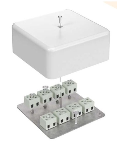 Коробка огнестойкая 103х103х45 для кабель-канала (40-0470-FR6.0-6). Коробка огнестойкая для кабель-канала. Промрукав в Майкопе