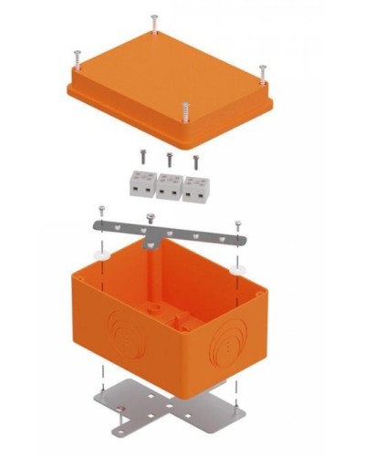 Коробка огнестойкая 150х110х90 E15-E120 для о/п (40-0351-FR1.5-6). Коробка огнестойкая для открытой установки. Промрукав в Майкопе