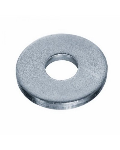 Шайба с широкими полями (кузовная) оцинкованная M10 (DIN 9021) (100 шт) (PR08.2379). Шайба с широкими полями. Промрукав в Майкопе