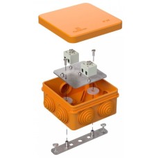 Коробка огнестойкая 80х80х40 (40-0210-FR1.5-4). Коробка огнестойкая для открытой установки. Промрукав