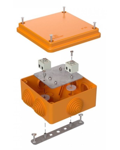 Коробка огнестойкая 100х100х50 (40-0300-FR6.0-4). Коробка огнестойкая для открытой установки. Промрукав в Майкопе