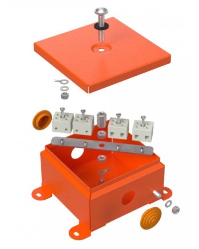 Коробка металлическая огнестойкая 110х110х65 (70-0360-FR2.5-4). Коробка металлическая огнестойкая. Промрукав в Майкопе
