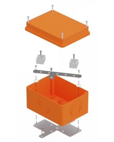 Коробка огнестойкая 150х110х90 E15-E120 для о/п (40-0351-FR10.0-4). Коробка огнестойкая для открытой установки. Промрукав в Майкопе