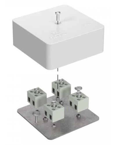 Коробка огнестойкая 75х75х30 (40-0450-FR1.5-8). Коробка огнестойкая для открытой установки. Промрукав в Майкопе