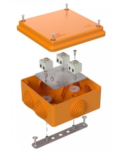 Коробка огнестойкая 100х100х50 (40-0300-FR2.5-6). Коробка огнестойкая для открытой установки. Промрукав в Майкопе