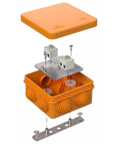 Коробка огнестойкая 80х80х40 (40-0210-FR2.5-4). Коробка огнестойкая для открытой установки. Промрукав в Майкопе