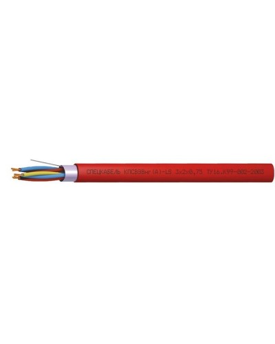 КПСВЭВнг(А)-LS 4х2х2,5 (Спецкабель). Кабель симметричный для систем сигнализации и управления, групповой прокладки, с пониженным дымо- и газовыделением. Спецкабель в Майкопе
