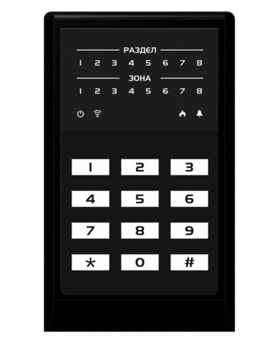МИРАЖ-КД-04 (black). Кнопочная кодовая панель. Стелс НПП в Майкопе