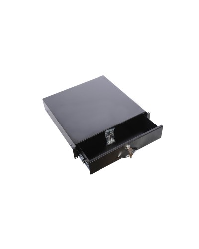ТСВ-Д-2U.450-9005. Полка (ящик) для документации 2U. ЦМО в Майкопе