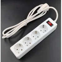 SP4W-530 GARDA. Сетевой фильтр 4 розетки,3м, белый. 5bites
