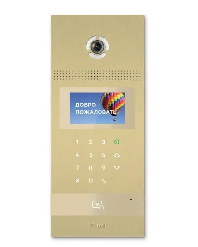 AA-12FB GOLD. Вызывная панель подъездного IP-домофона. BAS-IP в Майкопе