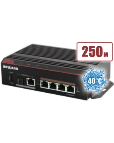STP-411HP. Коммутатор 4-портовый. Beward в Майкопе