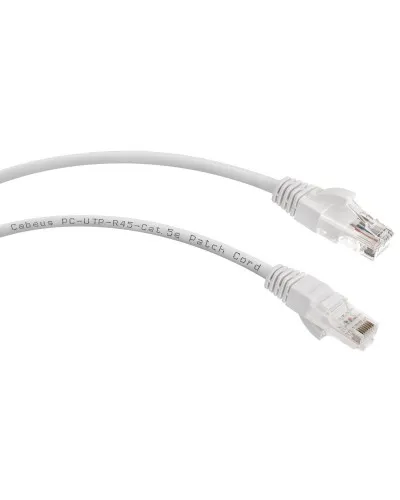 PC-UTP-RJ45-Cat.5e-0.15m-WH-LSZH (9486c), белый. Патч-корд медный. CABEUS в Майкопе