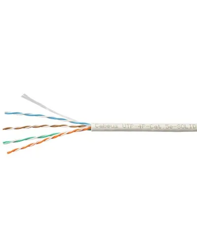 UTP-4P-Cat.5e-SOLID-GY (7171c). Кабель «витая пара» (LAN) для структурированных систем связи. CABEUS в Майкопе