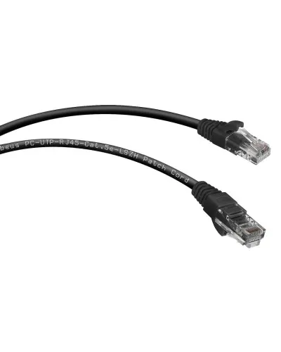 PC-UTP-RJ45-Cat.5e-0.3m-BK-LSZH (9535c), чёрный. Патч-корд медный. CABEUS в Майкопе