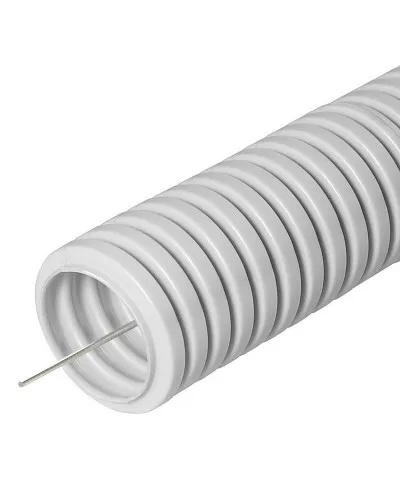 FCPL-50-PVC-015-1-GY (11232c): Труба гофрированная гибкая, лёгкая с протяжкой в Майкопе