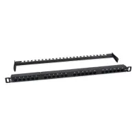 PLHD-24-Cat.5e-Dual-180-0,5U (9663c): Патч-панель 19"