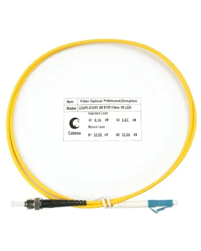FOP(s)-9-LC-ST-1,5m (8351c). Патч-корд оптический. CABEUS в Майкопе