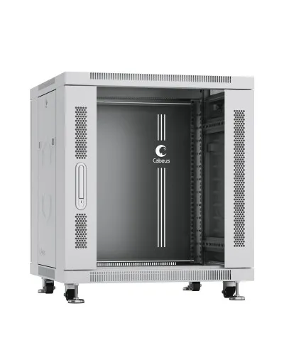SH-05C-12U60/80 (7646c). Шкаф телекоммуникационный 19 напольный 12U. CABEUS в Майкопе
