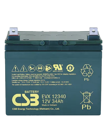CSB EVX 12340. Аккумулятор герметичный свинцово-кислотный. CSB в Майкопе