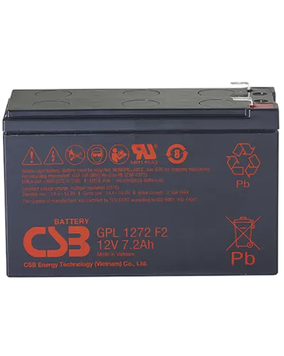 CSB GPL 1272 F2 FR. Аккумулятор герметичный свинцово-кислотный. CSB в Майкопе