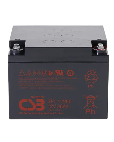 CSB GPL 12260. Аккумулятор герметичный свинцово-кислотный. CSB в Майкопе