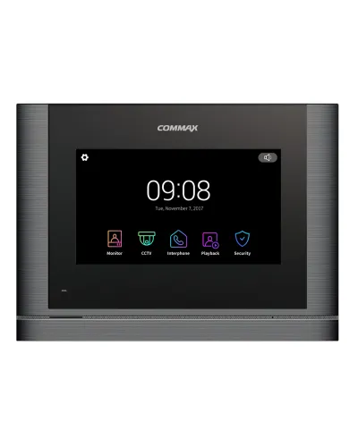 CDV-704MF/XL (темное серебро) Black Smog. Монитор видеодомофона цветной. Commax в Майкопе